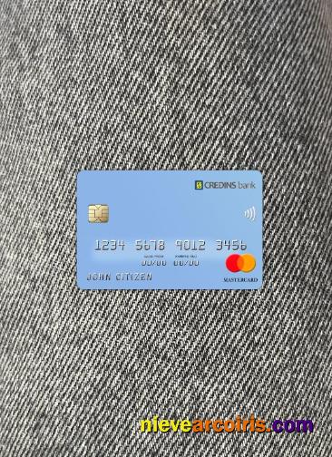 Albania Credins bank mastercard photolook